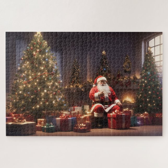 Puzzle Navidad con Santa (Horizontal)