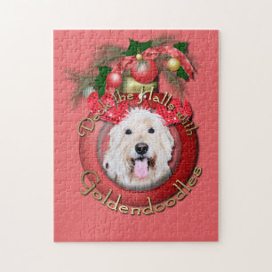 Puzzle Navidad - cubierta los pasillos - GoldenDoodles -