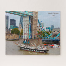 Navidad Dad Tower Bridge Jigsaw