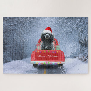 Puzzle Navidad de Caniche