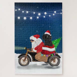 Puzzle Navidad de Caniche