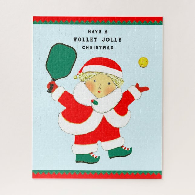 Puzzle Navidad de Pickleball (Vertical)