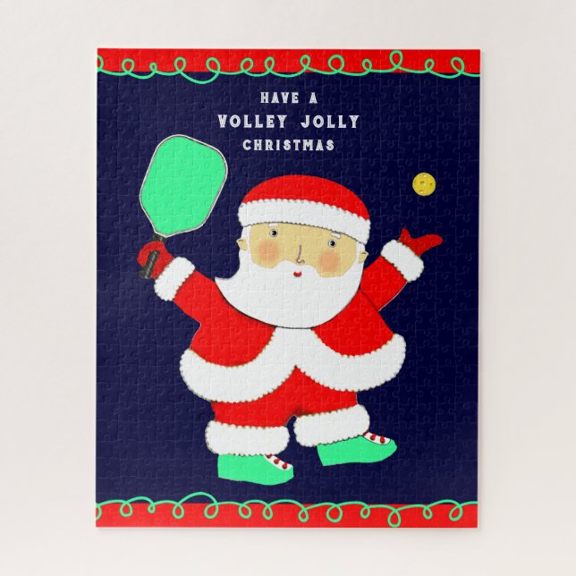 Puzzle Navidad de Pickleball (Vertical)