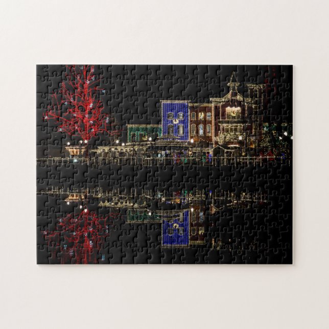 Puzzle Navidad del aterrizaje de Firemans (Horizontal)