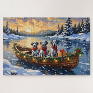 Puzzle Navidad en Barco Dalmata