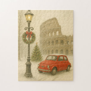 Puzzle Navidad en Roma Italia – Arte Navideño