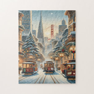 Puzzle Navidad en San Francisco – Golden Gate
