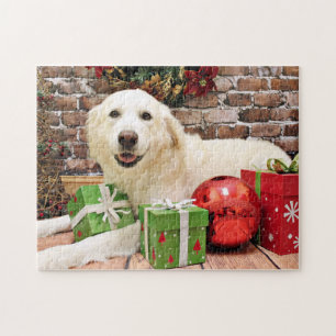 Puzzle Navidad - los grandes Pirineos Labrador X - Ginny
