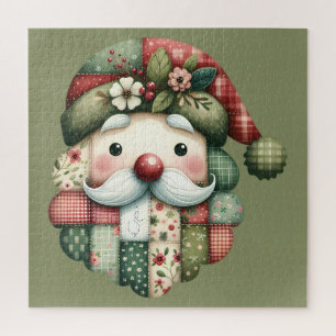 Puzzle Navidad Popular de Santa de Parche Caprichoso