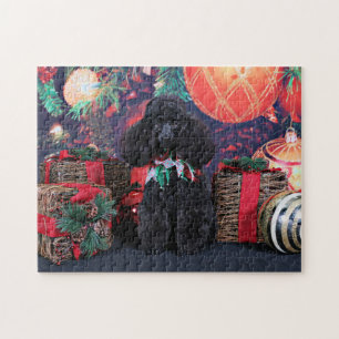 Puzzle Navidad - Toby - caniche