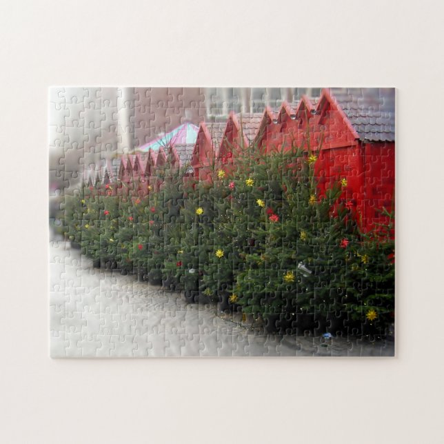 Puzzle Navidad Tree Row Christkindlmarket -11x14-252 pc (Horizontal)