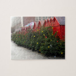 Puzzle Navidad Tree Row Christkindlmarket -8x10- 110 pc