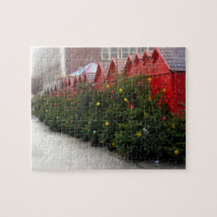 Puzzle Navidad Tree Row Christkindlmarket -8x10- 110 pc