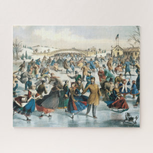 Puzzle Navidad Victoriana Central Park Currier & Ives