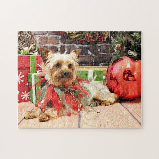 Puzzle Navidad - Yorkie - Kinsey (Horizontal)