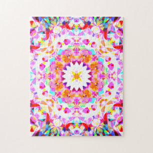 Puzzle Navidades Amarillos Rojos Festividad Estrella Snow