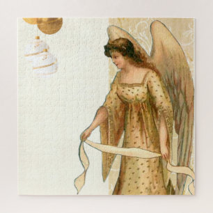Puzzle Navidades Angel & Ornaments