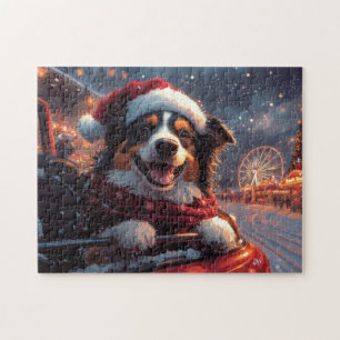 Puzzle Navidades australianos de montaña rusa de perros K