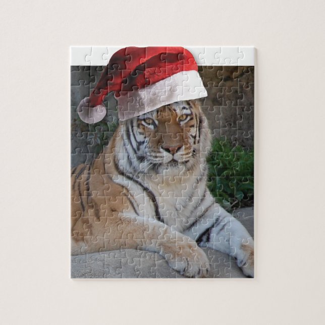 Puzzle Navidades Bengal Tiger (Vertical)