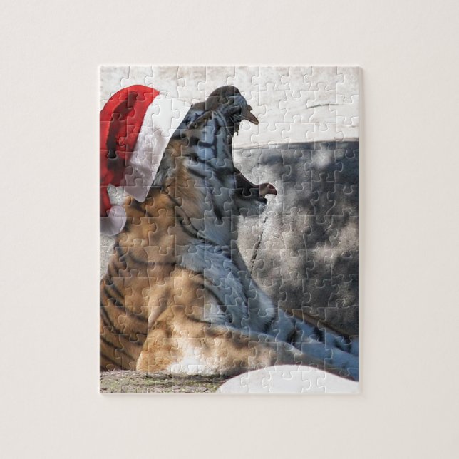 Puzzle Navidades Bengal Tiger (Vertical)