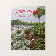Navidades blancos Hilton Head Style! Carolina del 