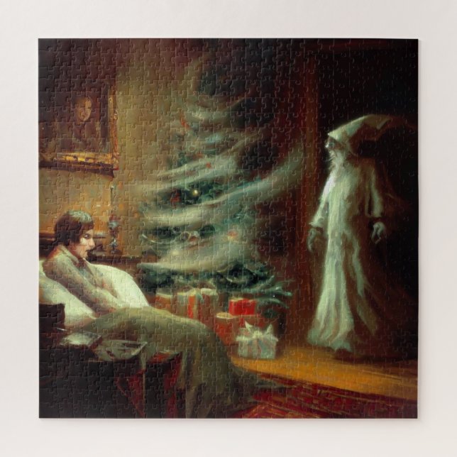 Puzzle Navidades Carol Fantasma del presente navideño (Vertical)