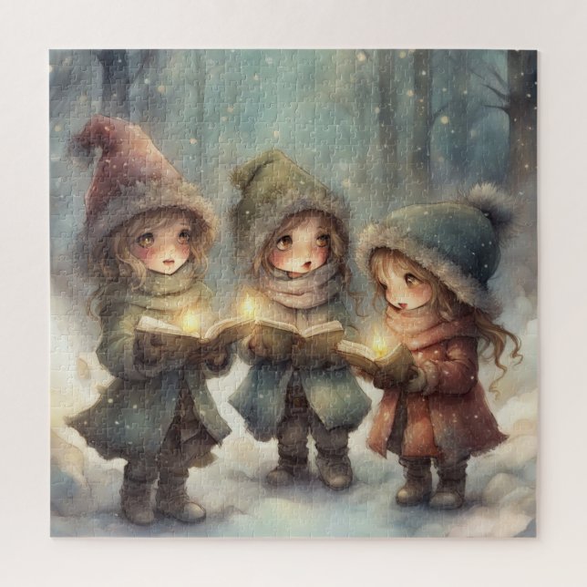 Puzzle Navidades Carolers (Vertical)