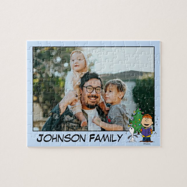 Puzzle Navidades Caroling | Añadir su nombre (Horizontal)