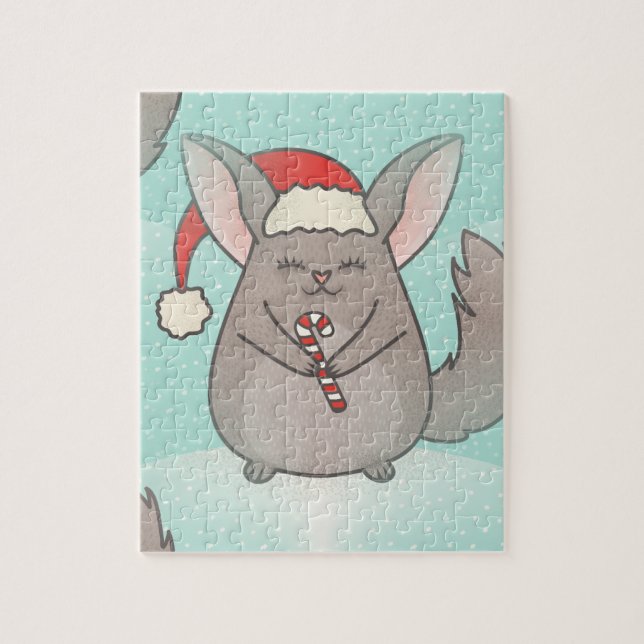Puzzle navidades chinchillas (Vertical)