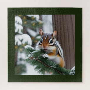Puzzle Navidades Chipmunk