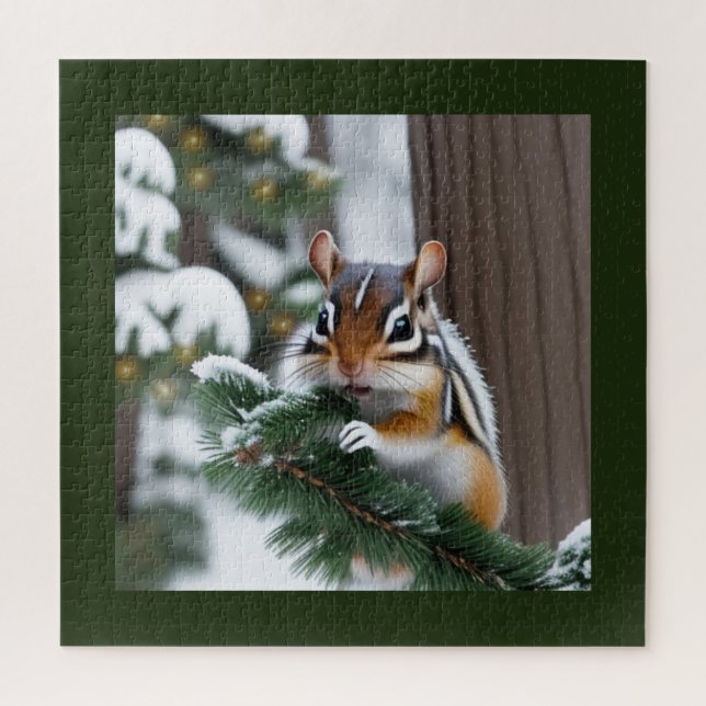 Puzzle Navidades Chipmunk (Vertical)