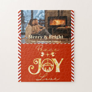 Puzzle Navidades cristianos Natividad Oro R Paz Alegría