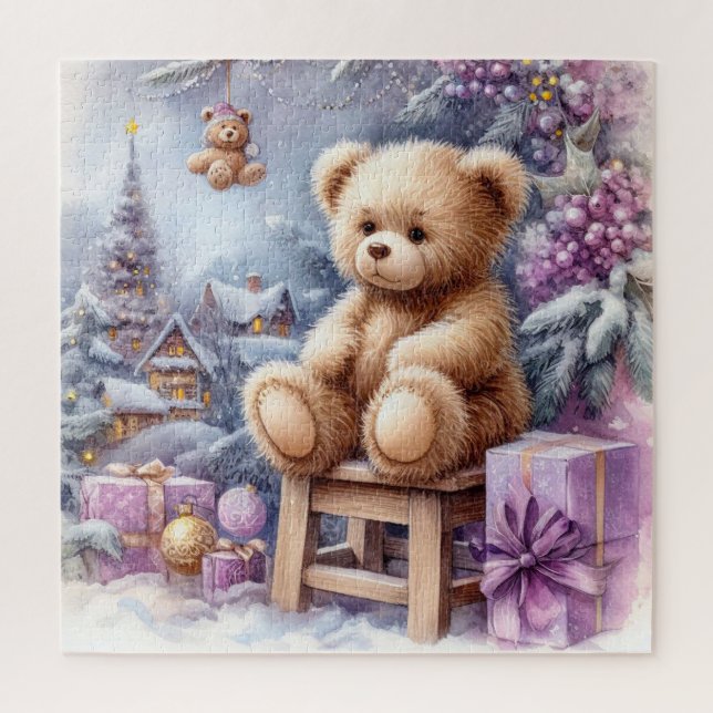 Puzzle Navidades Cute Teddy Bear (Vertical)