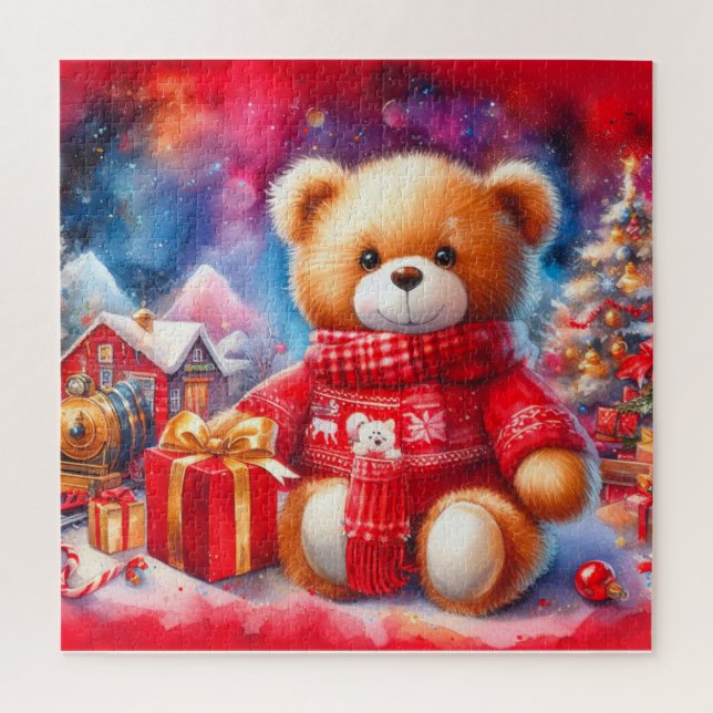 Puzzle Navidades Cute Teddy Bear (Vertical)