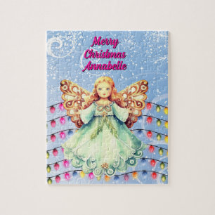 Puzzle Navidades de ángel personalizados