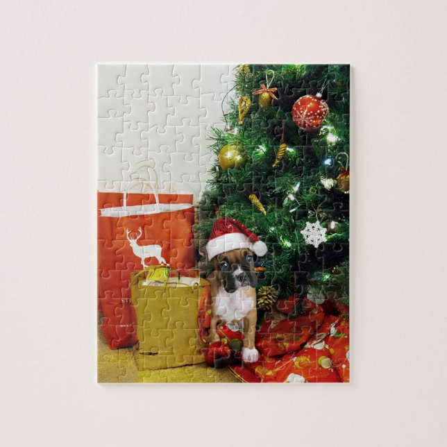 Puzzle Navidades de cachorro (Vertical)