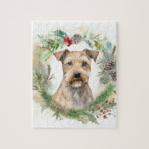 Puzzle Navidades de Chesapeake Bay Terrier Wreath Festime
