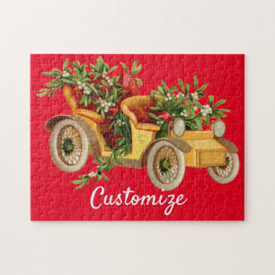 Puzzle Navidades de coches de época Mistletoe Thunder_Cov