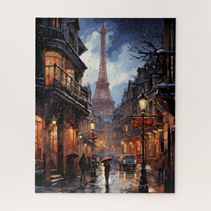 Puzzle Navidades De Compras En París