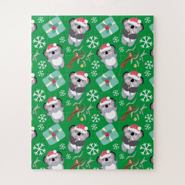 Puzzle Navidades de Cute Koala (Vertical)