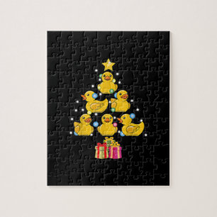 Puzzle Navidades de Duckie Quack, Árbol de Navidad de Duc