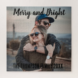 Puzzle Navidades de fotografía familiares obsequian a Mer