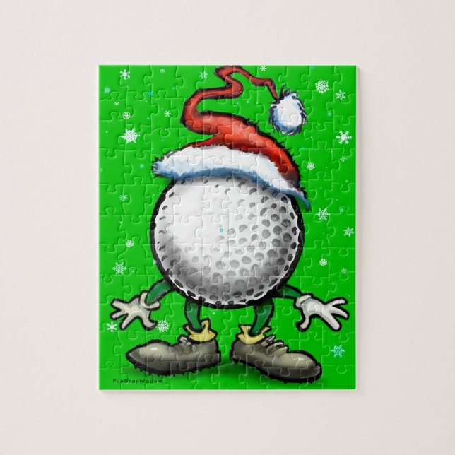 Puzzle Navidades de golf (Vertical)