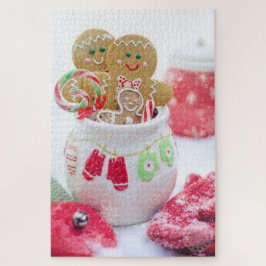 Puzzle Navidades de invierno modernos festivos cookies