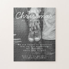 Puzzle Navidades de Invitación de embarazo Foto