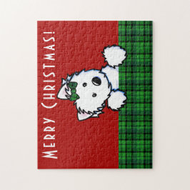 Puzzle Navidades de KiniArt Westie