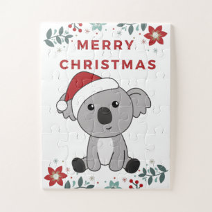 Puzzle Navidades de Koala Nieve Animales De Invierno Koal