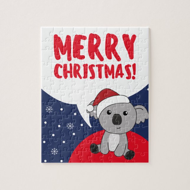 Puzzle Navidades de Koala Nieve Animales de Invierno Koal (Vertical)