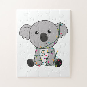 Puzzle Navidades de Koala Nieve Animales De Invierno Koal