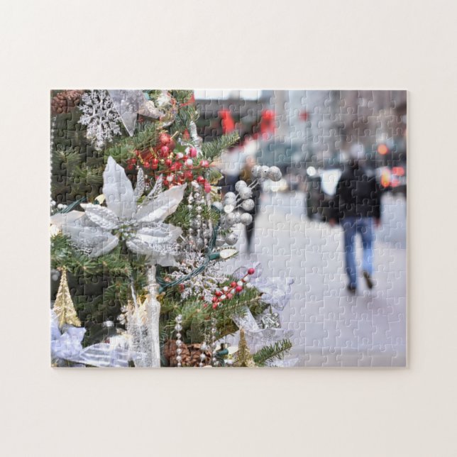 Puzzle Navidades de la Quinta Avenida Nueva York NYC (Horizontal)
